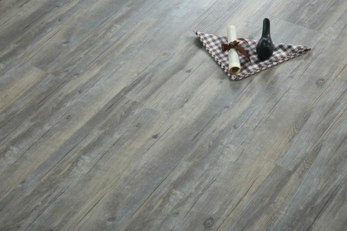 Revestimento comercial da prancha do PVC de 7 x 48 polegadas com resistência de impacto forte 0